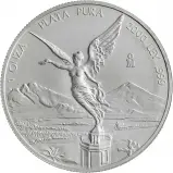2000 1oz Mexican Libertad 1 Onza Silver Coin