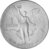 1986 Silver Bullion 1 Ounce Mexico Libertad Coin Pre-Owned