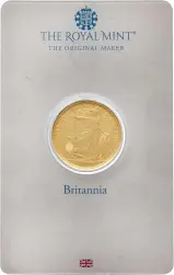 2021 Gold Britannia 0.25 oz Bullion Coin - In Sleeve