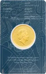 2022 Gold Bullion 0.5 Ounce Britannia Elizabeth II Pound Sterling £50  Coin Blister Pack United Kingdom The Royal Mint obverse