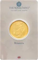 2022 Gold Britannia 0.5 oz Bullion Coin - In Sleeve