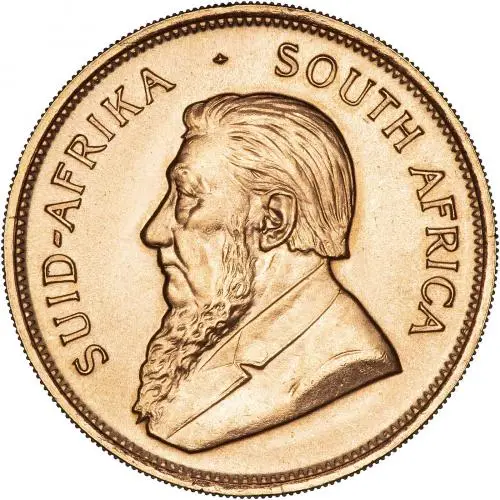 1989 Gold Krugerrand Bullion Coin 1 oz Obverse