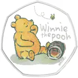 2020 Winnie the Pooh & Friends Silver Proof 'Winnie' 50p Coin