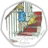 2020 Winnie the Pooh & Friends Silver Proof 'Christopher Robin' 50p Coin