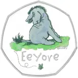 2022 Winnie the Pooh & Friends Silver Proof  'Eeyore' 50p Coin