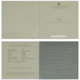 2021 Winnie the Pooh & Friends Silver Proof 'Owl' 50p Coin certificate