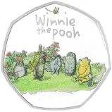 2021 Winnie the Pooh & Friends Silver Proof 50p Coin