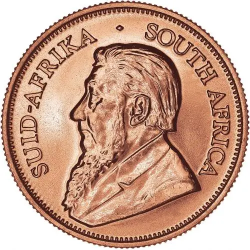 2000 Krugerrand 0.5 oz Gold Bullion Coin obverse chards image crop