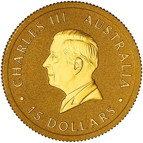 2024 Australian Kookaburra 0.1 oz Gold Bullion Coin obverse