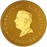 2024 Australian Kookaburra 0.1 oz Gold Bullion Coin obverse