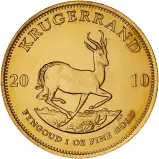 2010 1 oz Gold Krugerrand Bullion Coin 