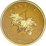 2014 Canadian Maple 'Gillick Portrait' 0.25 oz Gold Proof Coin - Pre-Owned