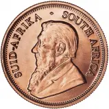 2013 Gold 0.25 Ounce Krugerrand  Coin Single South Africa South African Mint chards obverse image crop