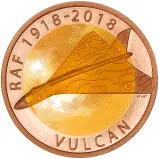 2018 RAF Centenary 'Vulcan' £2 Gold Proof Coin