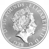 2022 Silver Royal Arms 10 oz Bullion Coin (Pre-Owned) obverse 22