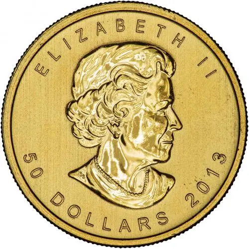 2013 Gold Maple Leaf Bullion Coin obverse