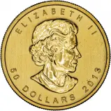 2013 Gold Maple Leaf Bullion Coin obverse