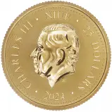2024 Phoenix 0.1 oz Gold Bullion Coin obverse chards image coin crop