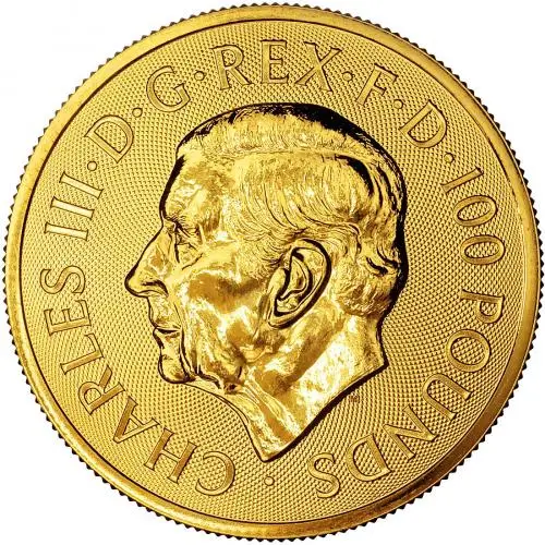 2024 Beowulf & Grendel 'Myths & Legends' 1 oz Gold Bullion Coin obverse