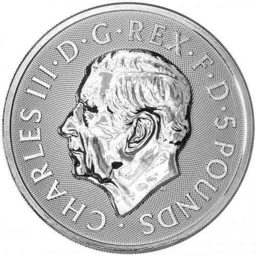 2024 Tudor Dragon 2 Ounce Silver Coin | Chards