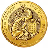 2024 Tudor Beasts Dragon 1 oz Gold Bullion Coin