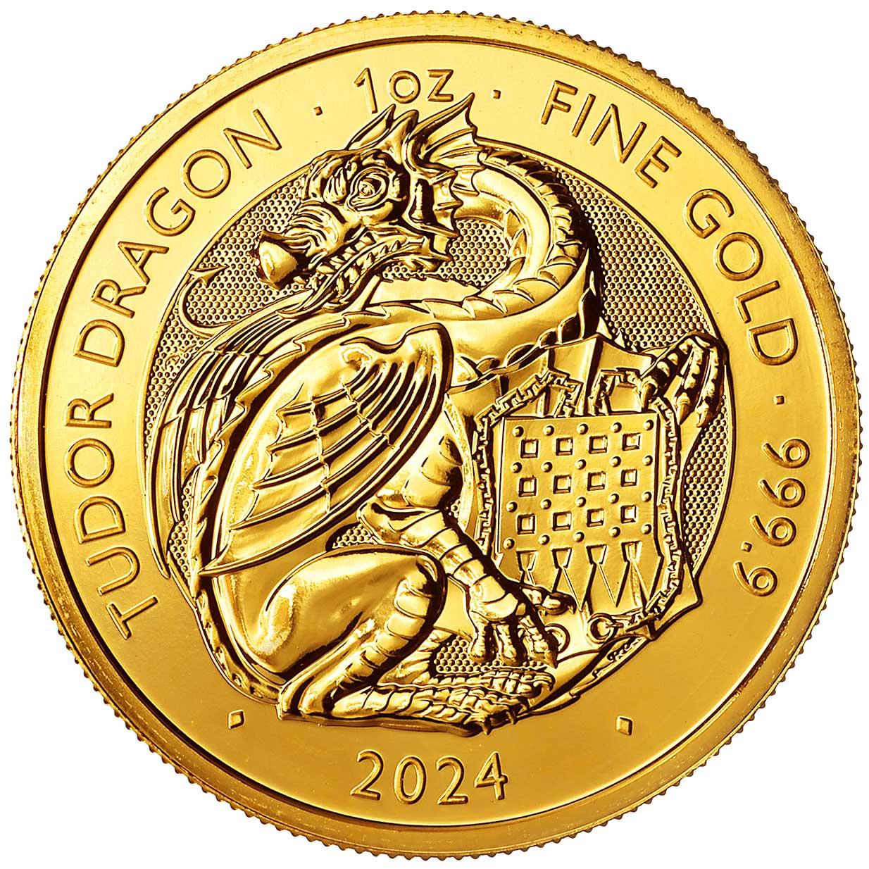 2024 Tudor Dragon 1 Ounce Gold Coin | Chards