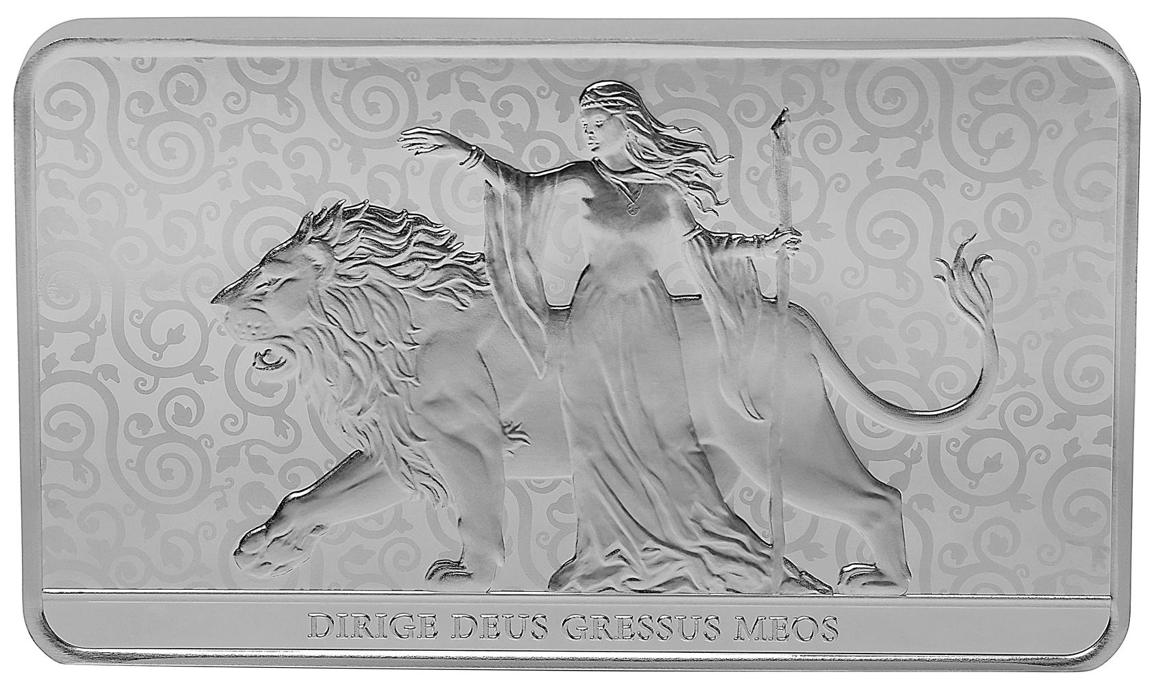Una and the Lion 10oz Silver Bar - Edition II | Chards