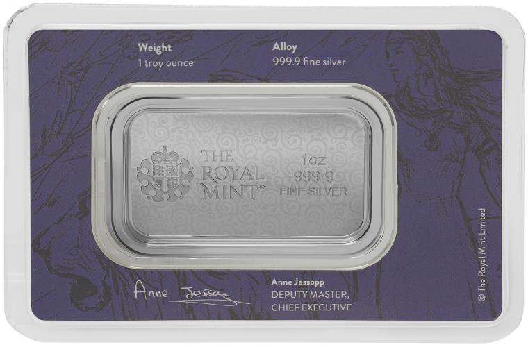 Una and the Lion 1oz Silver Bar - Edition II | Chards