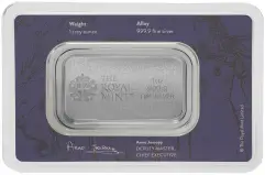 2024 Una and the Lion 1 oz Silver Minted Bar obverse chards image crop