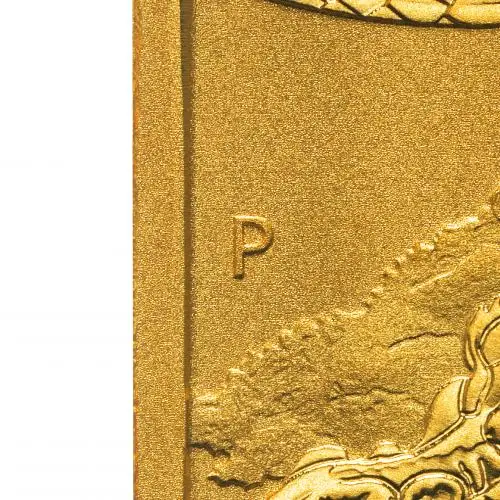 2023 Australian Dragon 1 oz Rectangular $100 Gold Coin Bar p mint