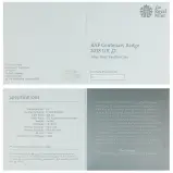 2018 Silver Proof Piedfort RAF Centenary Elizabeth II Badge Pound Sterling £2  Coin certificate