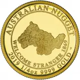 2019 Welcome Stranger 150th Anniversary  0.25 oz Gold Proof Coin