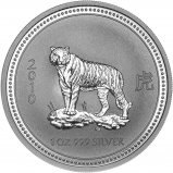 2010/2007 Year of the Tiger 1 oz Silver Coin | Chards