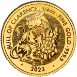 2023 Tudor Beasts Bull of Clarence 0.25 oz Gold Bullion Coin