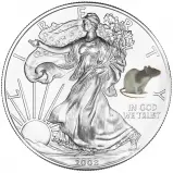 2008 Rat Privy Mark Silver 1 oz Eagle Bullion Coin Pre-Owned