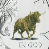 2009 Silver Eagle 1 oz 'Bull Privy' Bullion Coin  bull privy
