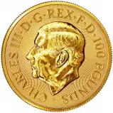 2024 Royal Arms 1 oz Gold Bullion Coin obverse chards image crop