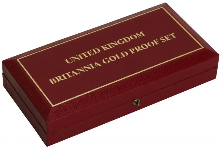 2004 Gold Proof Britannia - 3 Coin Set box
