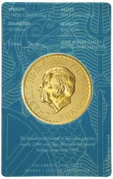 2023 Gold Bullion 1 Ounce Britannia Charles III Pound Sterling £100  Coin In Sleeve United Kingdom The Royal Mint obverse
