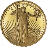 2021 Gold Proof 0.25 Ounce Eagle Type 2  Coin 