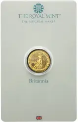 2022 Britannia 1/10 oz Gold Bullion Coin - In Sleeve