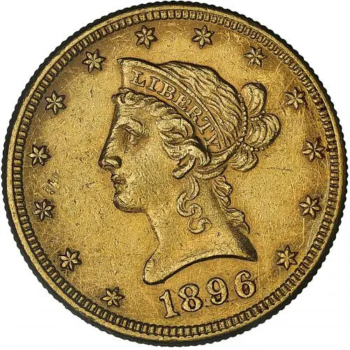 1896 Gold Eagle Bullion Coin obverse
