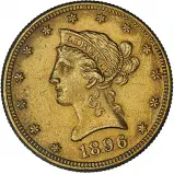 1896 Gold Eagle Bullion Coin obverse