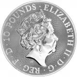 2020 Silver Bullion 10 Ounce Valiant £10  Coin United Kingdom The Royal Mint obverse hcards iamge crop