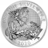 2020 Silver Valiant 10 oz Bullion Coin Pre-Owned