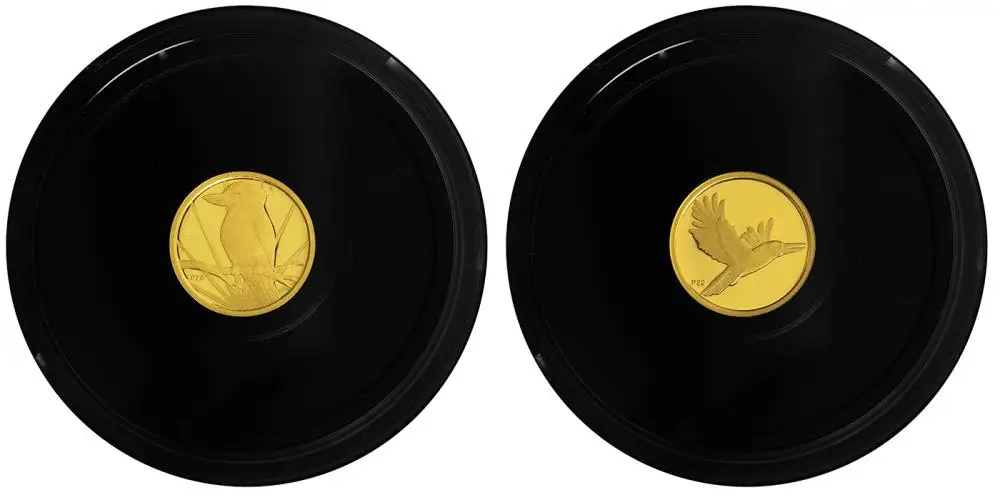 2009 Gold Proof 0.05 Ounce Kookaburra 20th Edition Coin Set  design