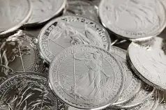 Best Value Britannia 1 oz Platinum Bullion Coin - Pre-Owned reverse display dates will vary random dates chards image reverse dates vary