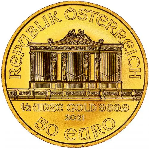2024 Gold Bullion 0.25 Ounce Philharmonic  Coin Single Austria Austrian Mint obverse
