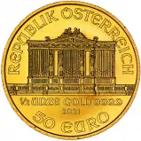 2024 Gold Bullion 0.25 Ounce Philharmonic  Coin Single Austria Austrian Mint obverse