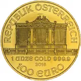 2018 Gold Philharmonic 1 oz Bullion Coin Pre-Owned obverse